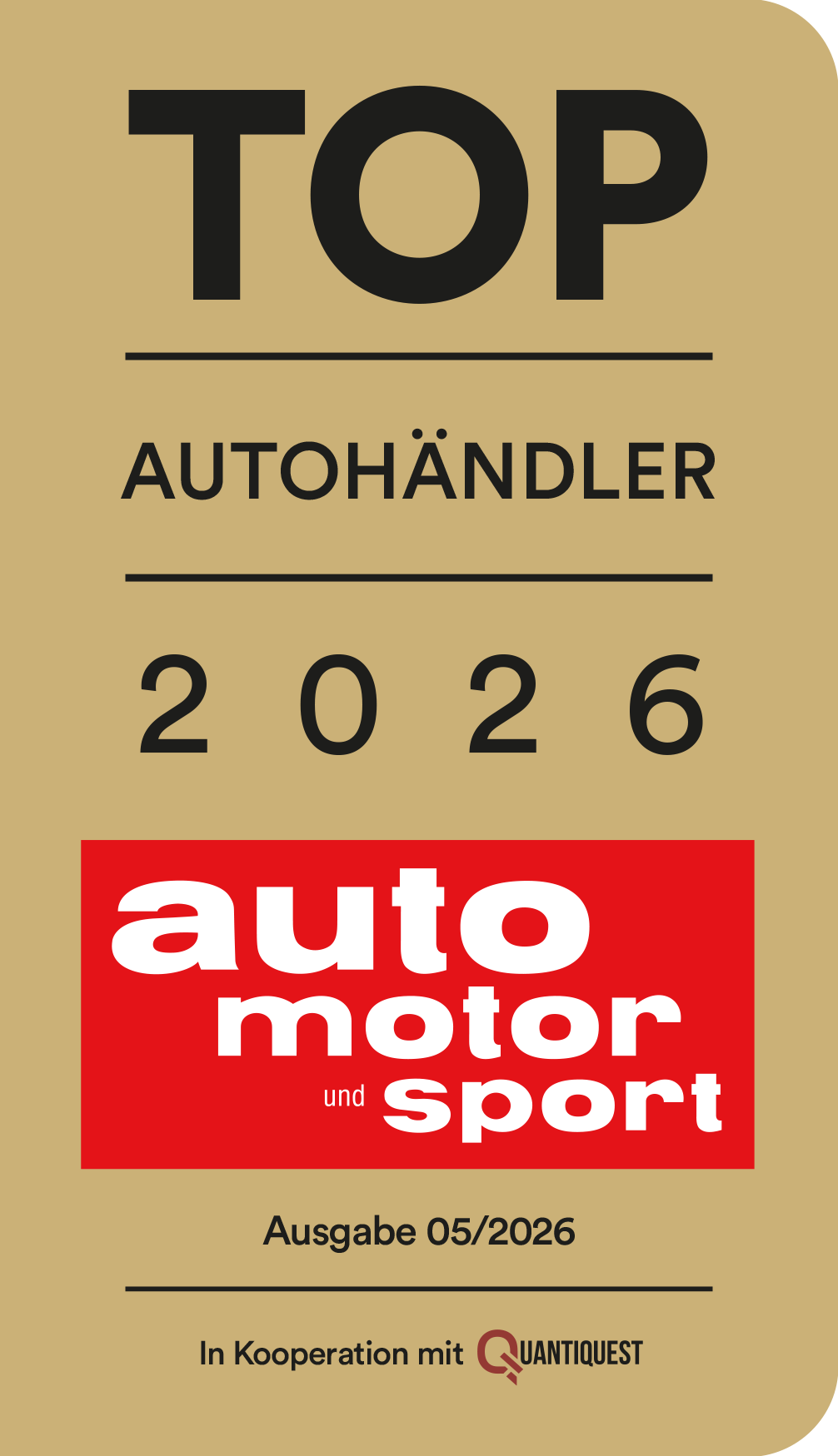 auto motor und sport TOP Autohändler Siegel