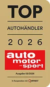 auto motor und sport TOP Autohändler Siegel